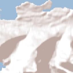 Cabo de Hornos Terrain Map