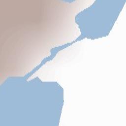 Årdalstangen Terrain Map