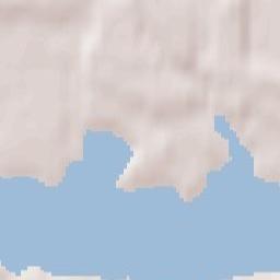 Klyazminskoe Reservoir Terrain Map