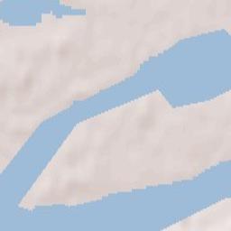 Powiat piski Terrain Map