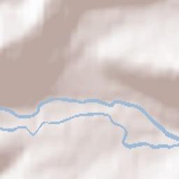 Llangynidr Terrain Map