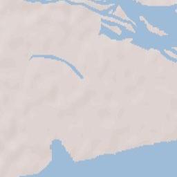 Canvey Island Terrain Map