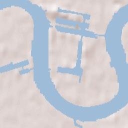 Canary Wharf Terrain Map