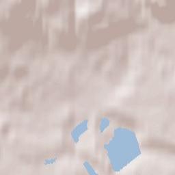 Košťany Terrain Map