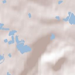 Okres Most Terrain Map