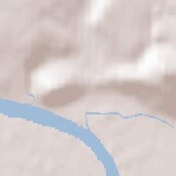 Křešice Terrain Map