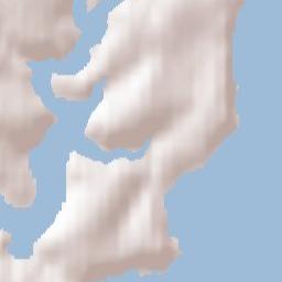 Portscatho Terrain Map