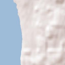 Powell River Terrain Map