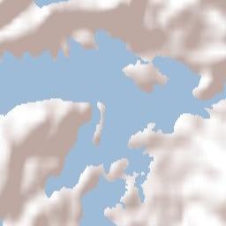South Pender Harbour Terrain Map