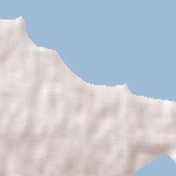 Hornby Island Terrain Map