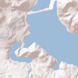 Grand Coulee Terrain Map