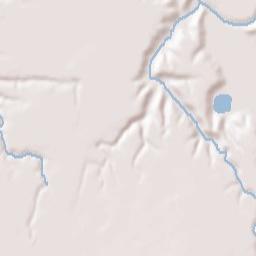 Ashland County Terrain Map