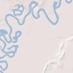Schoolcraft County Terrain Map