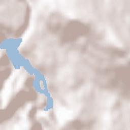 Plitvička Jezera Terrain Map