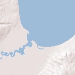 Hubbard Lake Terrain Map