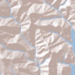 Linn County Terrain Map