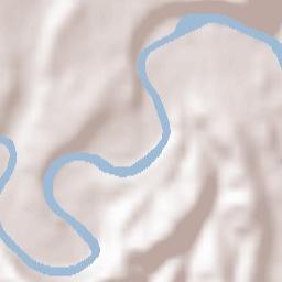 Pradines Terrain Map