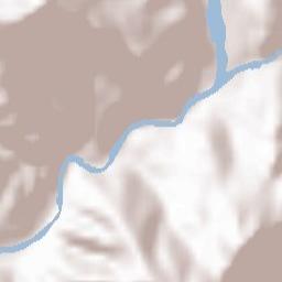Podenzana Terrain Map