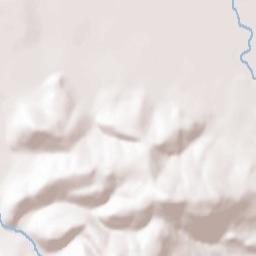 Lane County Terrain Map