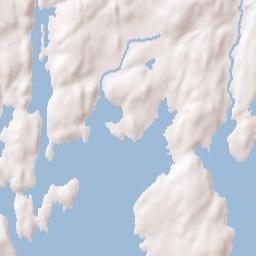 Boothbay Harbor Terrain Map