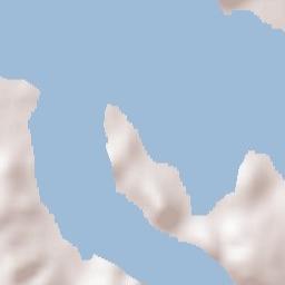 Tisno Terrain Map