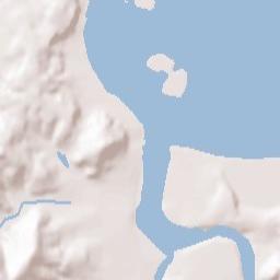 Coos Bay Terrain Map