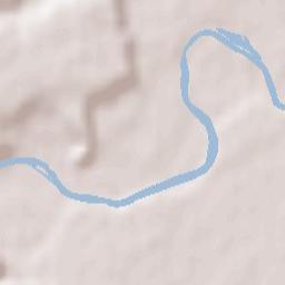 Gourdan-Polignan Terrain Map