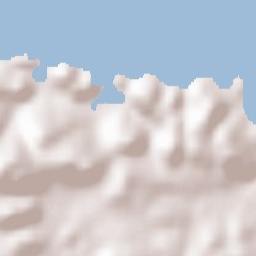 Grad Korčula Terrain Map