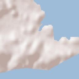Lumbarda Terrain Map
