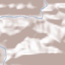 La Pola de Gordón Terrain Map