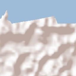 Općina Lastovo Terrain Map