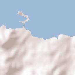 L'Île-Rousse Terrain Map