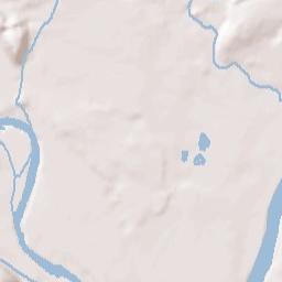 South Waverly Terrain Map