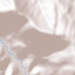 Canistro Inferiore Terrain Map