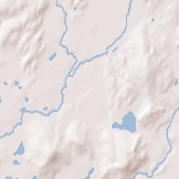 Hillside Lake Terrain Map