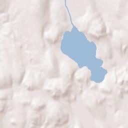 Peach Lake Terrain Map