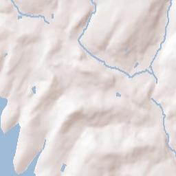 Shavertown Terrain Map