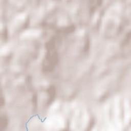 Água Longa Terrain Map