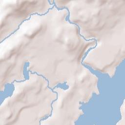 Mountain Lakes Terrain Map