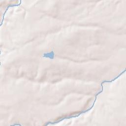 Ashland County Terrain Map