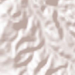 Hirakawa Shi Terrain Map