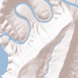 Huntingdon County Terrain Map