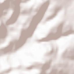 Águas Belas Terrain Map