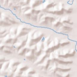 Licking County Terrain Map