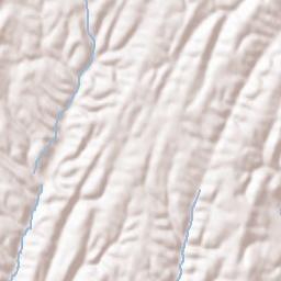 Fulton County Terrain Map