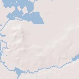 Burlington County Terrain Map