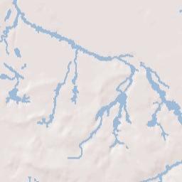 Medford Lakes Terrain Map