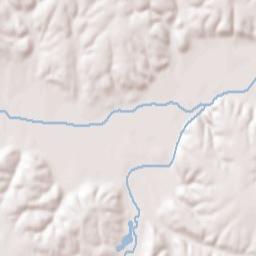 Marion County Terrain Map