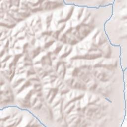Crooksville Terrain Map