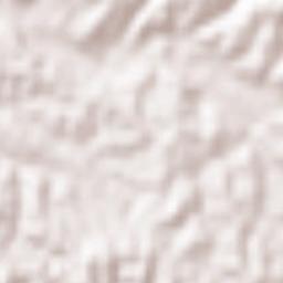 Akita Shi Terrain Map